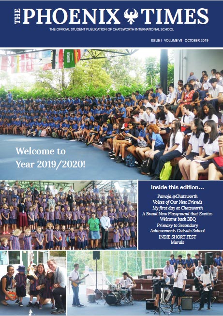 A newsletter publication by students of Chatsworth International School