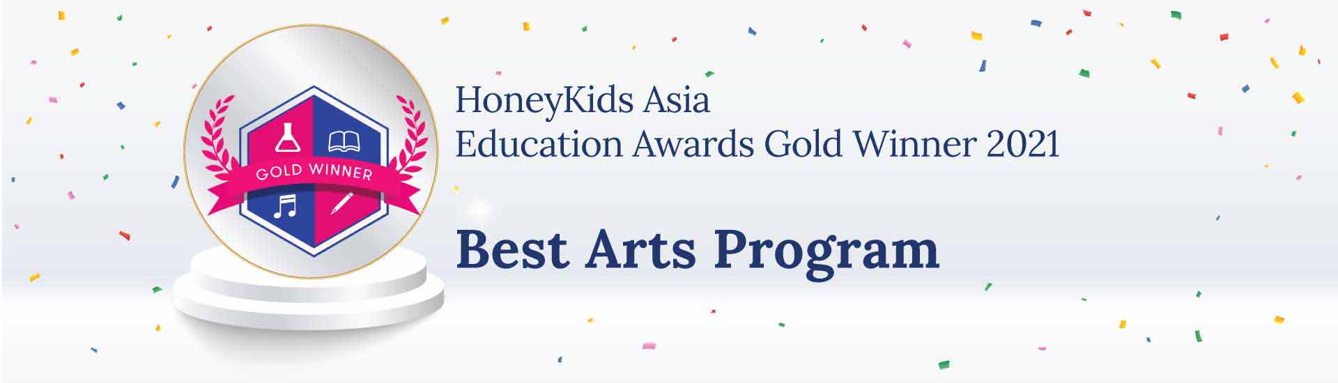 Chatsworth International School is a 2021 Education Awards Gold Winner for Best Arts Program by HoneyKids Asia