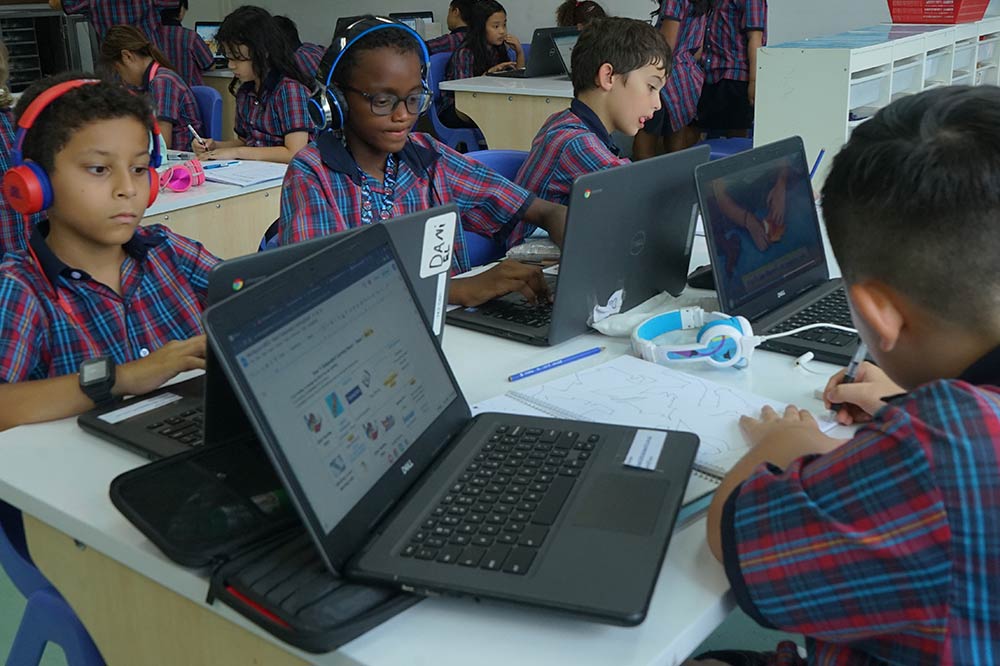 Technology is integrated into education to empower and enhance teaching and learning at Chatsworth International School.