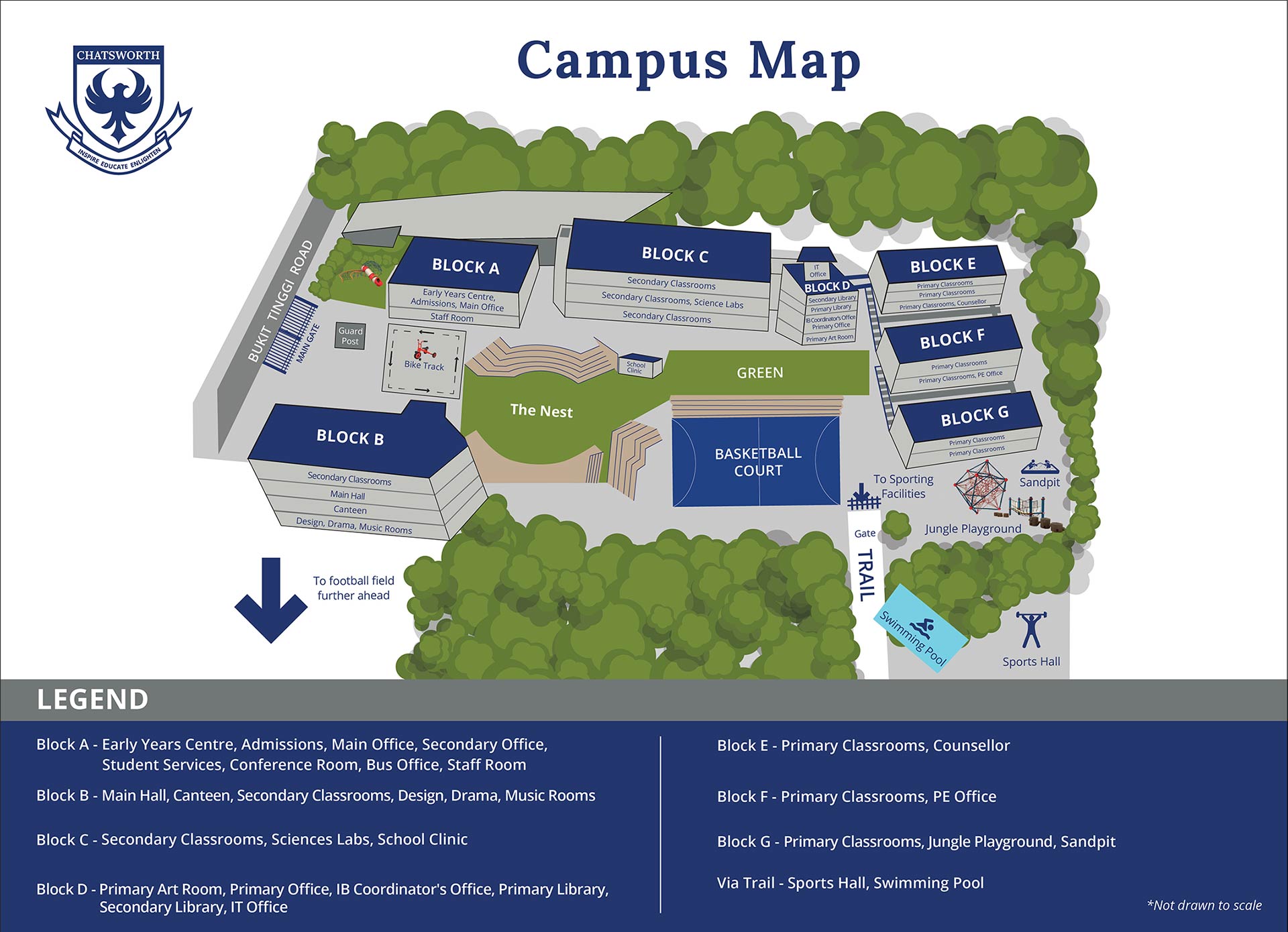 Chatsworth campus map