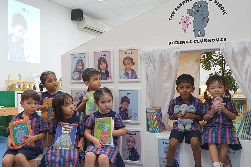 Early years students learn about emotions through Elephant and Piggie's Project