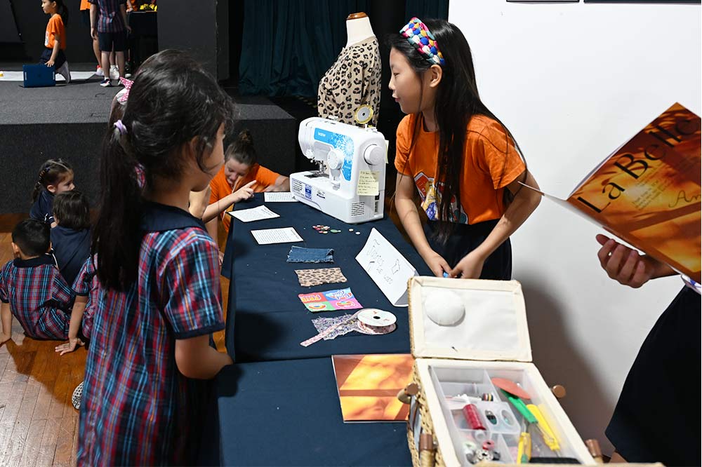 Year 6 students present their projects at the PYP Exhibition