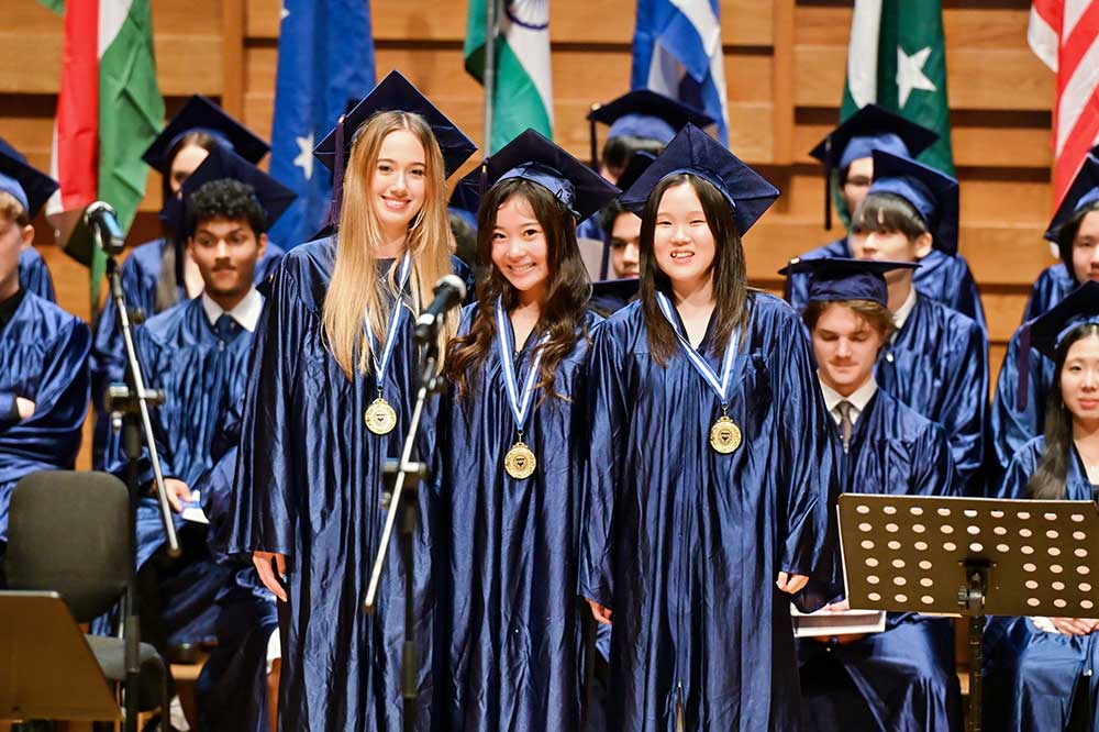 Chatsworth students at their IB Diploma graduation