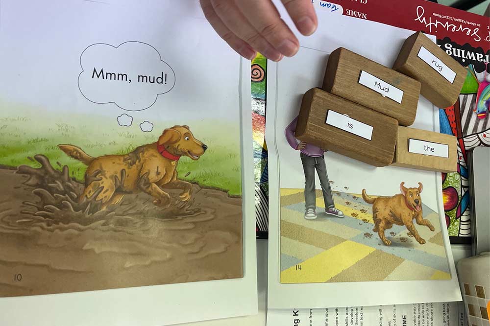 Year 1 students apply phonics and decoding strategies in Guided Reading