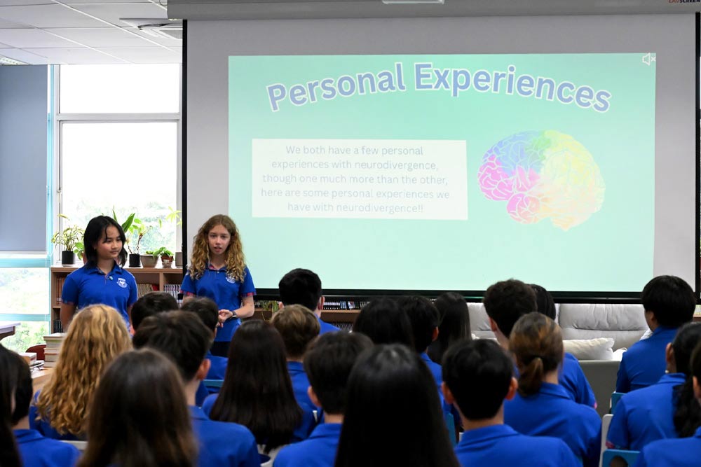 Middle years students share their personal stories at the Human Library